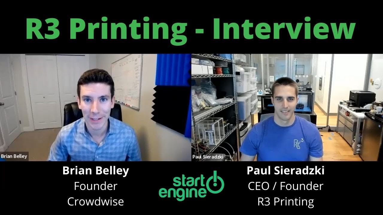 R3 Printing: As Seen on Crowdwise (YouTube)